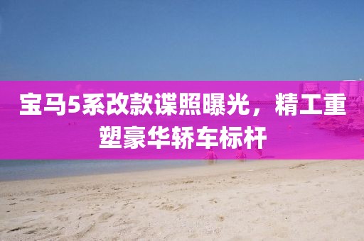 寶馬5系改款諜照曝光,精工重塑豪華轎車標桿