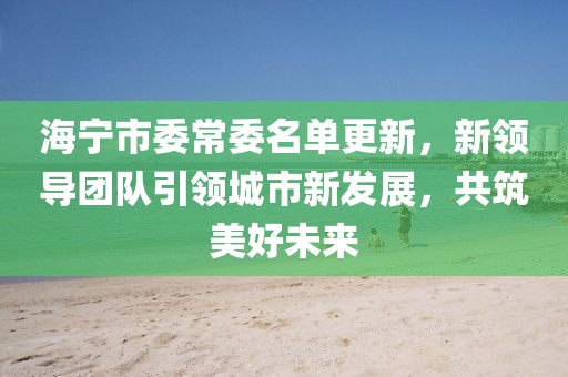 海寧市委常委名單更新，新領(lǐng)導(dǎo)團(tuán)隊(duì)引領(lǐng)城市新發(fā)展，共筑美好未來